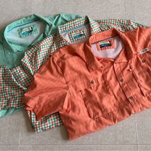 Magellan outdoors, fishing short sleeve shirts men’s XXL 3 pack